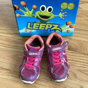 Leepz by Stride Rite Summer Purple Girls Light Up Sneakers